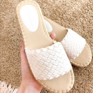 NWOT Braided Sandals